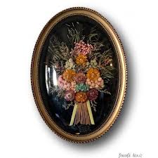 Free shipping free shipping free shipping. Large Oval Curved Glass Frame Kitsch Dried Flower Frame Vintage