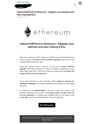 Those are both big changes. Eth Pos Address Registration Scam Received This Email Today Have Not Clicked Link Seems Suspect Anyone Else Gotten This Ethereum