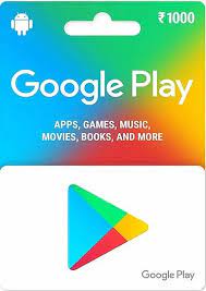 The gift cards which are available in the denomination of ₹750, ₹1000 and ₹1500 can be used as an alternate means to purchase digital content without the need of a credit card. Google Play Gift Card Rs 1000 India Prepaidgamercard