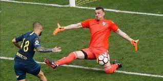 Luego de su extenso trasegar glorioso con atlético nacional, fue fichado por river plate para el primer semestre del año, y eso le bastó para defender los colores de la selección argentina en el mundial de rusia 2018. Franco Armani Fue Escogido Como El Mejor Arquero Del 2018 En America Por Conmebol Copa Libertadores Futbolred
