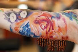 According to japanese mythology, when a koi managed to swim upstream and climb a waterfall, it was transformed into a. 40 Beautiful Aqua Tattoos