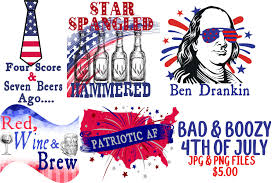 Download Bad Boozy 4th Of July Graphic By Bellauniqueprintique Creative Fabrica PSD Mockup Templates