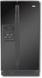 Maybe you would like to learn more about one of these? Best Buy Whirlpool Conquest 25 6 Cu Ft Side By Side Refrigerator Black On Black Gs6shexnb