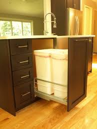 Pull out garbage can under sink. Pull Out Trash Bin Houzz