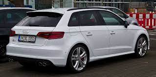 Audi S3 Sportback 8v Heckansicht 6 Marz 2016 Dusseldorf Audi A3 Wikipedia Audi A3 Audi Audi A3 Sportback