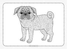 As a dog owner, you're bound to deal with a case of diarrhea at one point or another. Zentangle Pug Dog Coloring Page For Adults