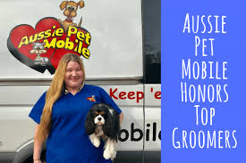 Aussie pet mobile is a quality pet grooming service in arlington, massachusetts that offers an exceptional full service grooming experience for your pets in a stress free environment in full comfort and safety right in your driveway. Aussie Pet Mobile Reviews I Decided To Try A Mobile Service Because My Dog Is Very Afraid Of Being Groomed Theimagesmuscle