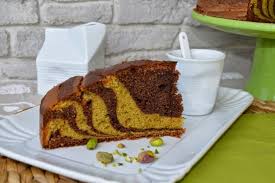 Una deliziosa variante della classica torta marmorizzata! Torta Zebrata Cacao E Pistacchio Di Bronte Il Gatto Pasticcione