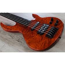 ESP LTD BB-1005 Fretless 5-String Bass Autographed by Bunny Brunel, Burnt  Orange, Aguilar Electronics,