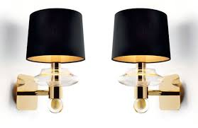 Contemporary Wall Light Fabric L Saint Germain By Giorgia Brusemini Barovier Toso Wall Lamp Contemporary Wall Lights Contemporary Gold Lighting