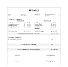 Contoh penyata gaji pekerja cafe : Bingung Membuat Format Slip Gaji Cari Tahu Di Sini