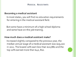What are the salary expectations for medical assistants? Certified Medical Assistant Salary