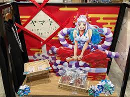 Yamato birthday display at the Kumamoto Mugiwara Store : rOnePiece