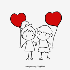 Pareja De Dibujos Animados Cartoon Los Amantes Corazon Png Y Psd Para Descargar Gratis Pngtree Dibujos De Amistad Faciles Dibujos De Amor De Pareja Amistad Dibujos