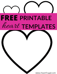 There are tons of great resources for free printable color pages online. Free Printable Heart Templates And Heart Coloring Sheets I Heart Frugal