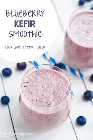 Keto Blueberry Kefir Smoothie 0 Kefir Smoothies Kefir Recipes Smoothies Low Carb Smoothies