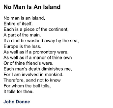 For Whom The Bell Tolls Poem Google Search John Donne Poems John Donne Poems