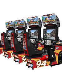 Nascar vendors set up around the race tracks and camping areas during the racing events that occur throughout the year. Buy Nascar Team Racing Game Online At 7695 Joystix Games