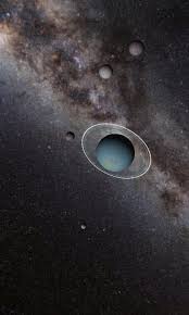 Solar System 3d Pro Live Wallpaper Neptune With The Milky Way In The Background Facebook