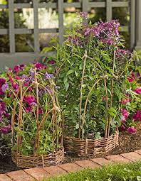 Willow Garden Accents Willow Branches Willow Fences Willow Trellises Willow Garden Plants Plant Supports