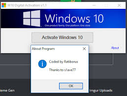 Windows 10 Digital Activation