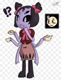 Ahuhuhu~ muffet, when changing the color of the protagonist's soul to purple. Miss Cat Png Images Pngwing