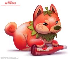 2552 Ketchpup Word Play By Cryptid Creations On Deviantart Cute Animal Drawings Kawaii Cute Drawings Cute Art