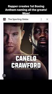 Wow! This rapper has created an amazing boxing anthem! You can listen to it 