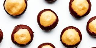 Easy sparkling buckeye truffles made with nilla wafer cookies, powdered sugar, butter, and peanut (or sunflower) butter, then dipped in melted chocolate and sprinkled with sanding sugar. This Buckeye Recipe Is Sort Of Like Reese S Cups Only Better Bon Appetit