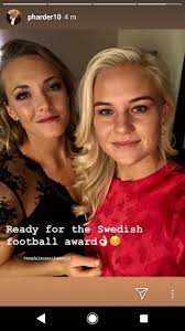 Magdalena Eriksson and Pernille Harder at the Swedish Football gala  [Source]