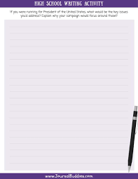 high school writing worksheets journalbuddies com