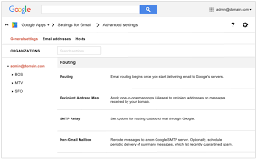 Email Routing Settings In Google Admin Console Comprompt Google Apps Address Map Admin