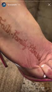 This makes it very difficult for tattooists and their clients to judge the safety of any particular ink, a problem that extends to all inks. Tamra Judge Wants Real Housewives Of Oc Tagline Tattooed On Foot Style Living