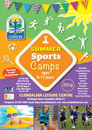 Register in advance to ensure you have a spot! Summer Sports Camp Summer Camp Clondalkin Leisure Centre
