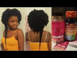 Natural Hair Biotin Before And After Youtube Biotin Hair Growth Biotin Hair Hair Supplements