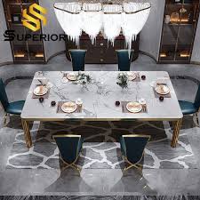 Check spelling or type a new query. China Stainless Steel Furniture Luxury Marble Dining Table With 6 Chairs China Modern Table Dinner Table