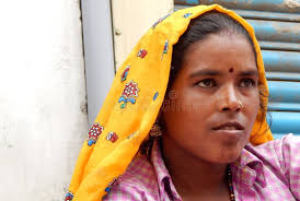 Ritratto Di Una Donna Zingaresca Indiana Fotografia Editoriale