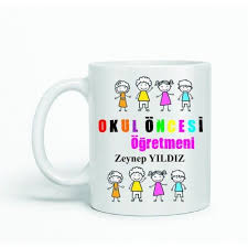Okul Oncesi Ogretmenine Ozel Hediye Hediyeler Kupalar Baski