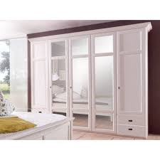 Kleiderschrank Landhaus Fara 5 Turig Pinie Weiss Mit Spiegel 1 399 90