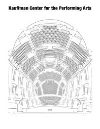Kauffman Center For The Performing Arts Seating Chart By