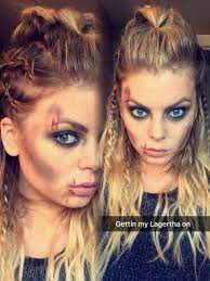 Lagertha Hair And Makeup Vikings Halloween Lagertha Hair Vikings Halloween Halloween Hair