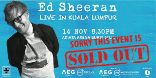 Ed sheeran concert 2019 live in malaysia part 2. Dividetour Ed Sheeran S Kl Concert Tix Being Resold For More Than Rm8000