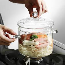 You can use any heat conducting material for this purpose, and then ignite wood at the bottom. Glass Pot High Temperature Cooker Home Kitchen Tableware Binaural Soup Pot Electric Ceramic Stove Boiling Water Pot Soup Stock Pots Aliexpress