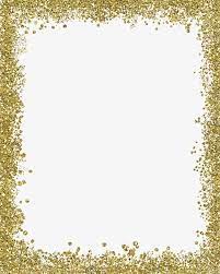 Gold Color Border Frame Pink Glitter Background Gold Glitter Invitation Glitter Background