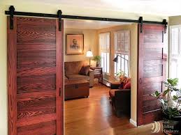 Barn Door Hardware Photo Gallery By Real Sliding Hardware Room Divider Doors Double Sliding Barn Doors Doors Interior