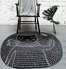 Living room cartoon black and white. Cartoon Black And White Children S Room Carpet Bedroom Bedside Mats Lovely Multi Functional Living Room Foot Pad A 50x55cm 20x22inch Buy Online In Angola At Angola Desertcart Com Productid 52123645