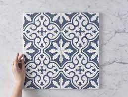 Check spelling or type a new query. Alexandria Navy Blue Encaustic Look Tile In 2020 Blue Tile Floor Blue Tile Backsplash Blue Bathroom Tile