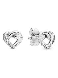 Share a bit of personality or a touching memory with pandora jewelry. Pandora 298019cz Damen Ohrringe Knotted Hearts