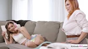 Kink redhead MILF step-mom shows teen babe her toys