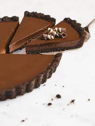 No Bake Chocolate Tart Pretty Simple Sweet Recipe Chocolate Tart Tart Baking Chocolate Tarts Recipe